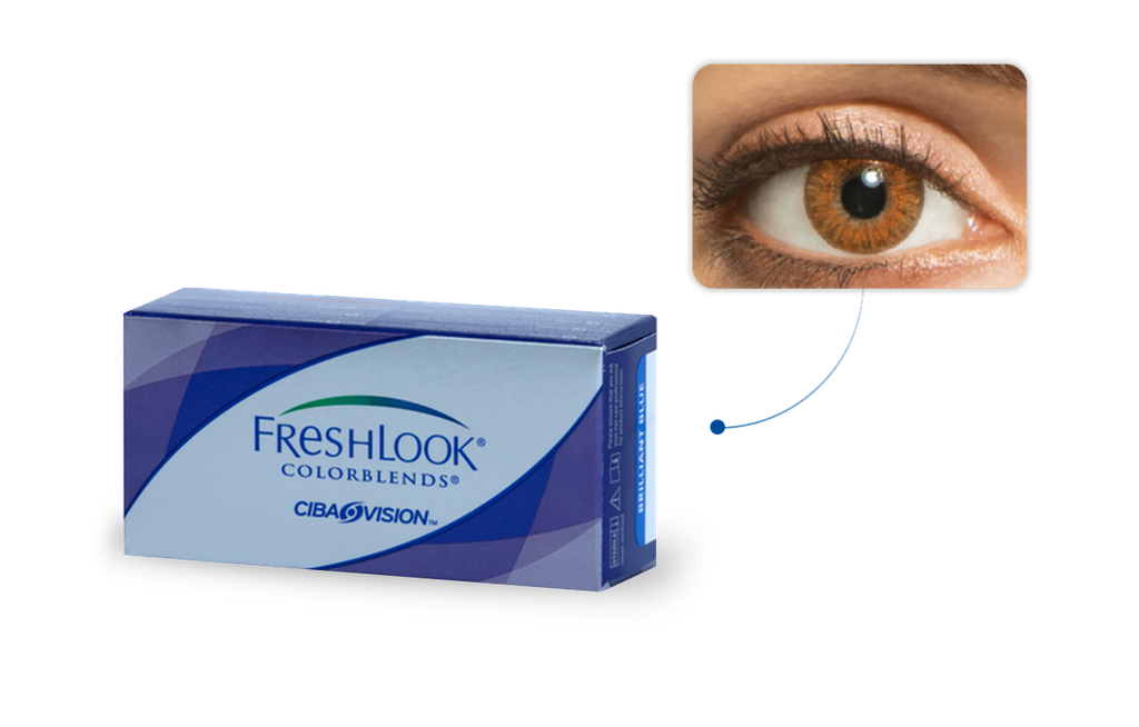 Freshlook ColorBlends Ambre 2L