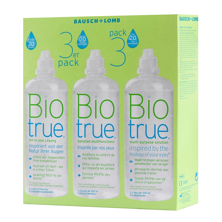 PACK BIOTRUE 3X300ML